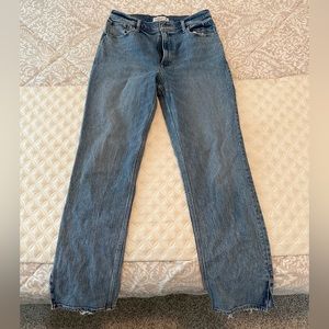 Abercrombie & Fitch The 90’s straight ultra high rise jeans